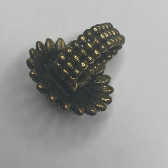 BLUE ANTIQUE GOLD RING - Picture 2 of 3